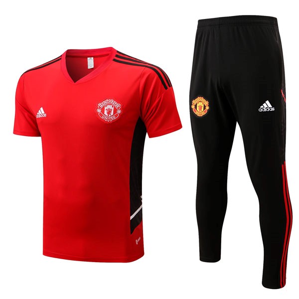 Maillot Manchester United Ensemble Complet 2022-23 Rouge